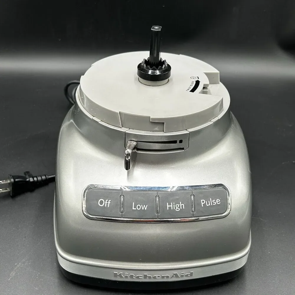 KitchenAid Food Processor Silver Motor Base KFP1333CU 13 Cup Tested